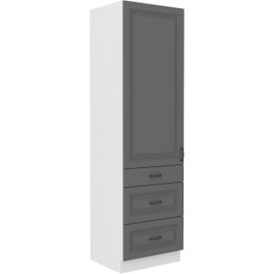 Szafka kuchenna Stilo 60 DKS-210 3S 1F DUSTGR/WH