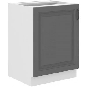 Szafka kuchenna Stilo 60 D 1F BB DUSTGR/WH