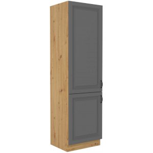 Szafka kuchenna Stilo 60 LO-210 2F Zabudowa lodówki DUSTGR/AR