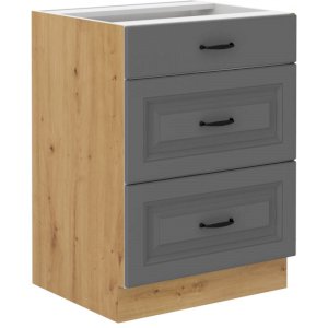 Szafka kuchenna Stilo 60 D 3S BB DUSTGR/AR