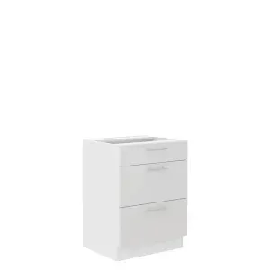 Szafka kuchenna Lara 60 D 3S BB WH