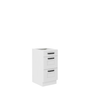 Szafka kuchenna Luna 40 D 3S BB WH/WH
