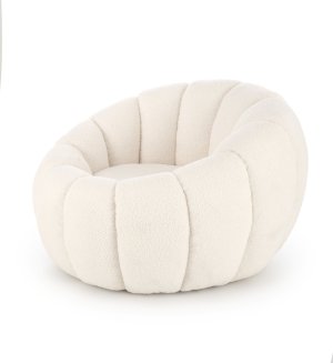 GASPAR fotel wypoczynkowy kremowy