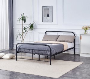 LINDA 140 łożko czarne