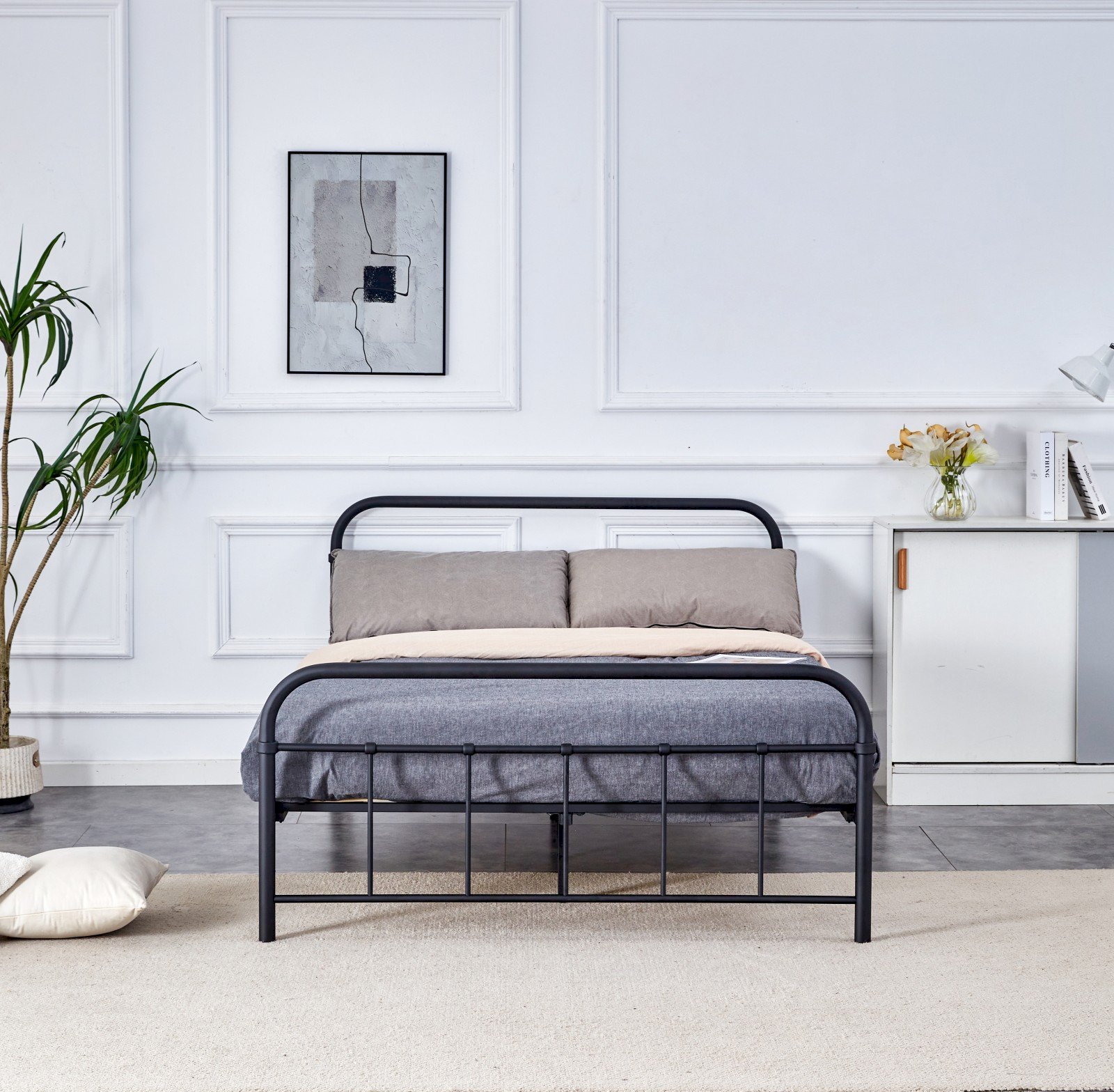 LINDA 140 łożko czarne