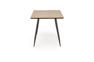 BERTO stół blat - naturalny, noga - czarny