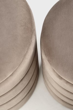 PACHO zestaw 2 puf, beżowy (1p=1set)