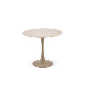 TOLIO stół okrągły, trawertyn/ kaszmir