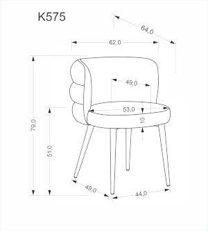 K575 krzesło beżowy