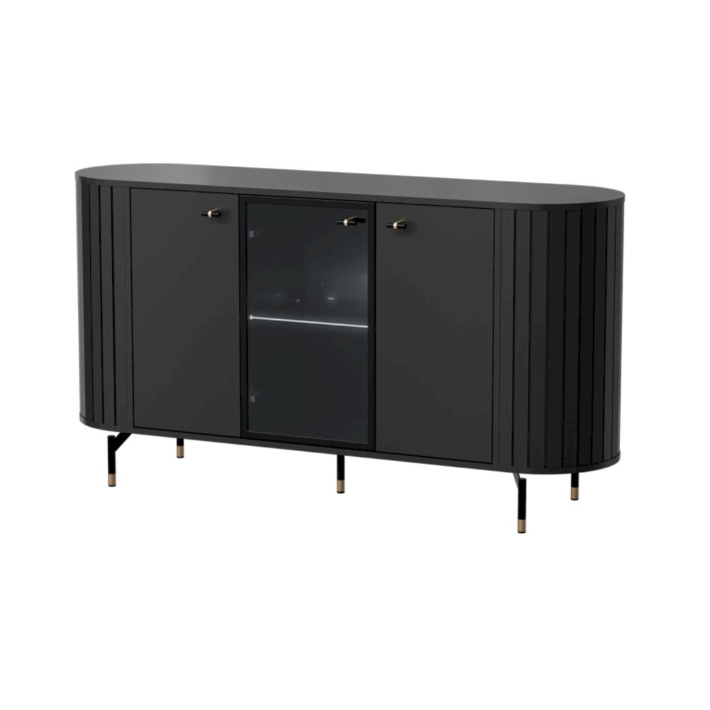 KOMODA 2D1W ZANTE ZA3 (CZARNY MAT)