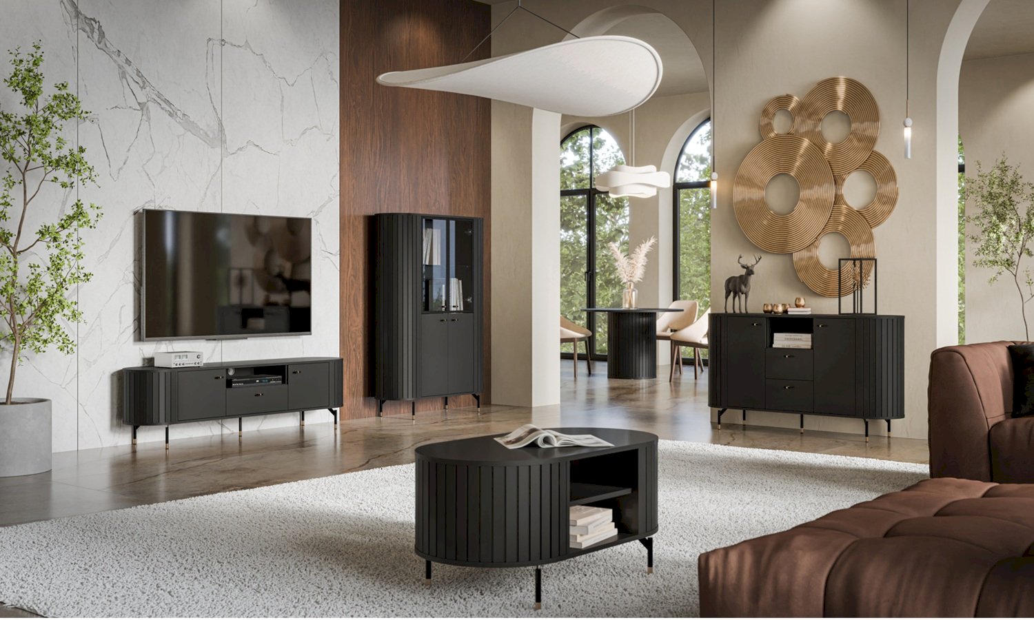 ŁAWA ZANTE ZA6 (CZARNY MAT)