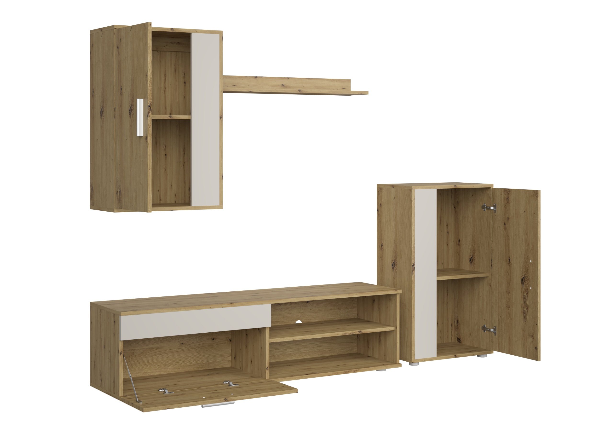 BENSON zestaw, kolor: dąb artisan - kaszmir