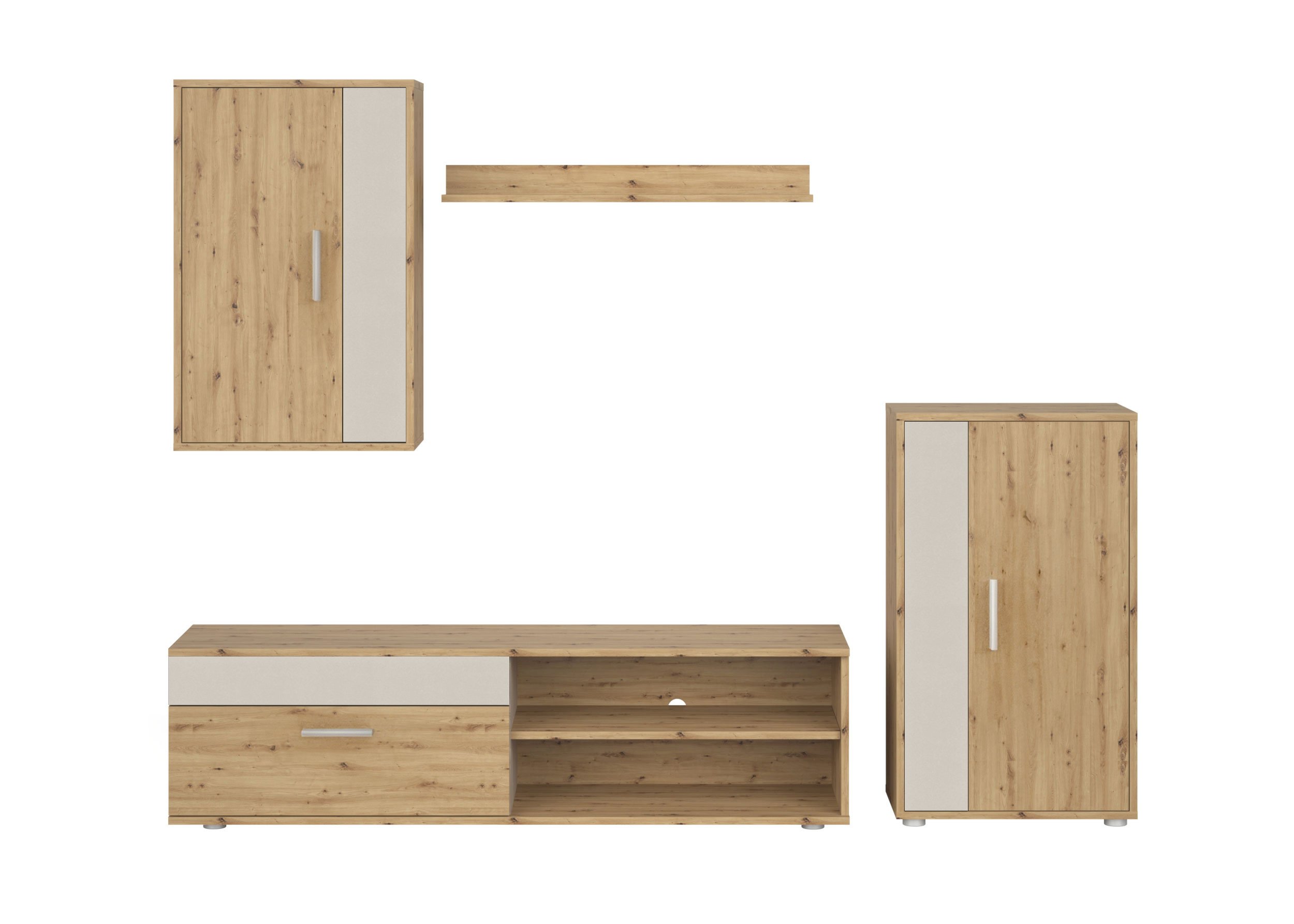 BENSON zestaw, kolor: dąb artisan - kaszmir