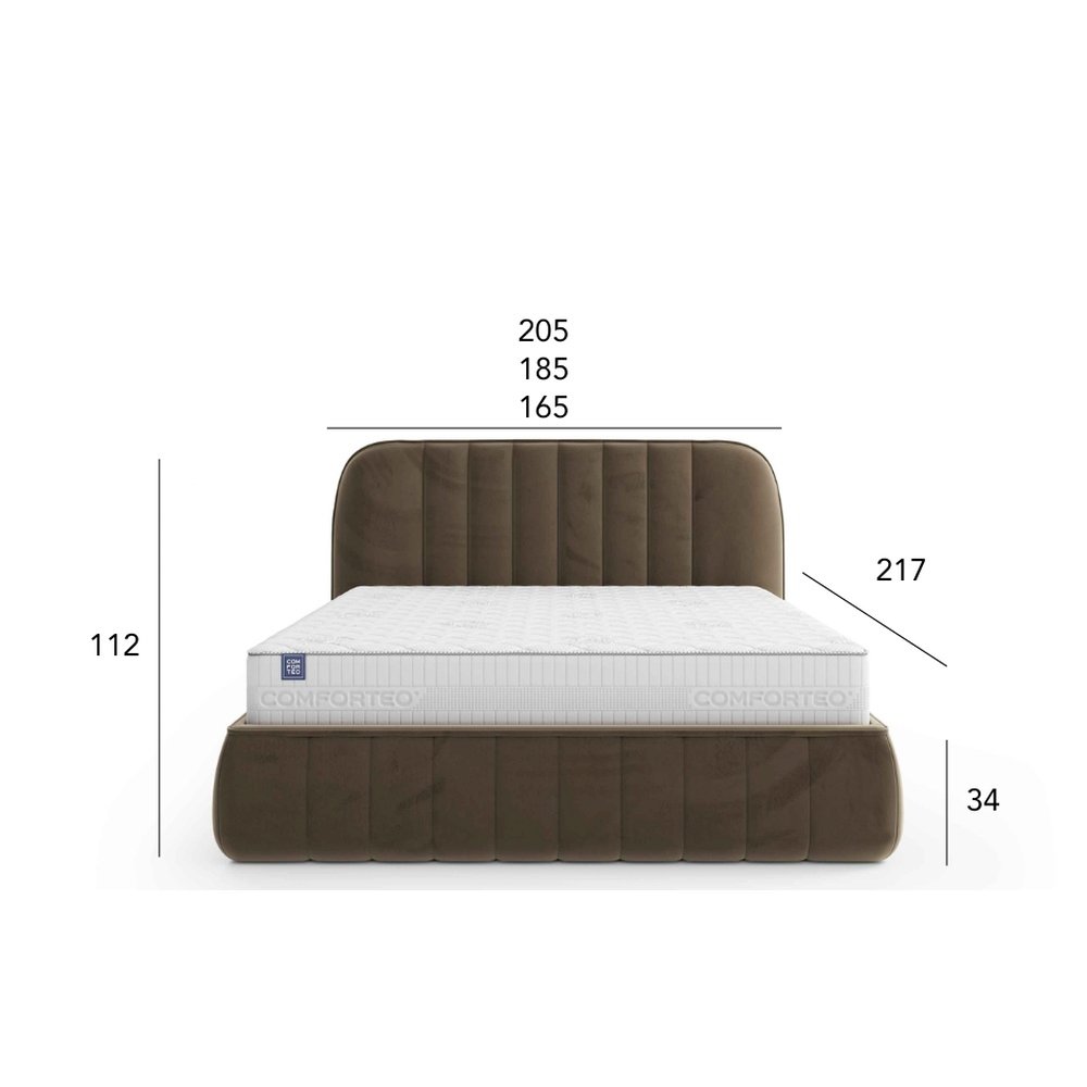 Łóżko tapicerowane Calira 180x200