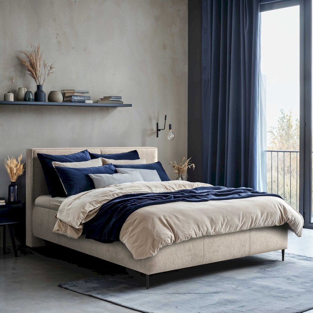 Łóżko tapicerowane Hatton 160x200