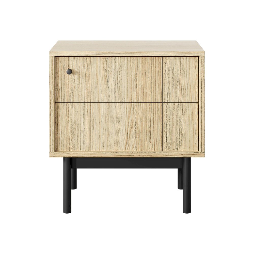 Szafka nocna Japandi S54 (dąb linea)