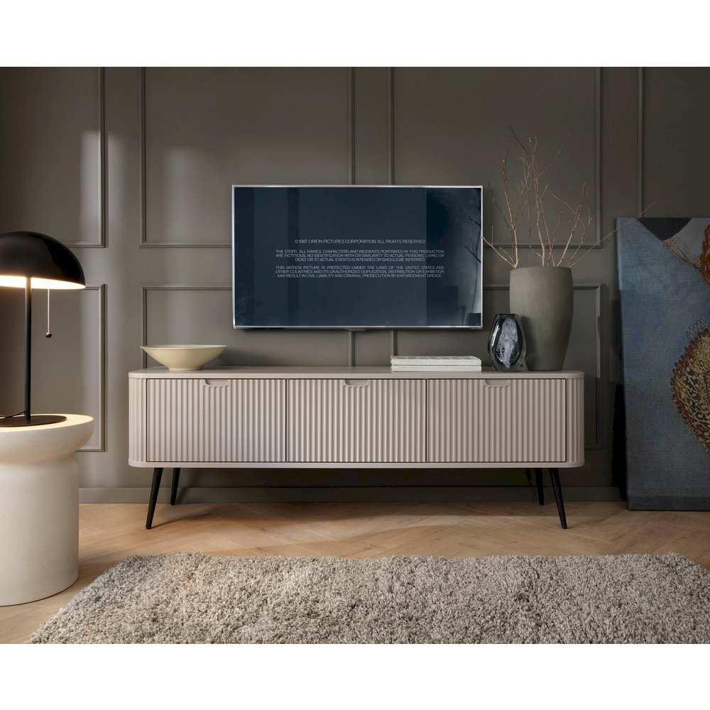 Szafka RTV 168 ZOVA (kaszmir z czarnymi nóżkami)