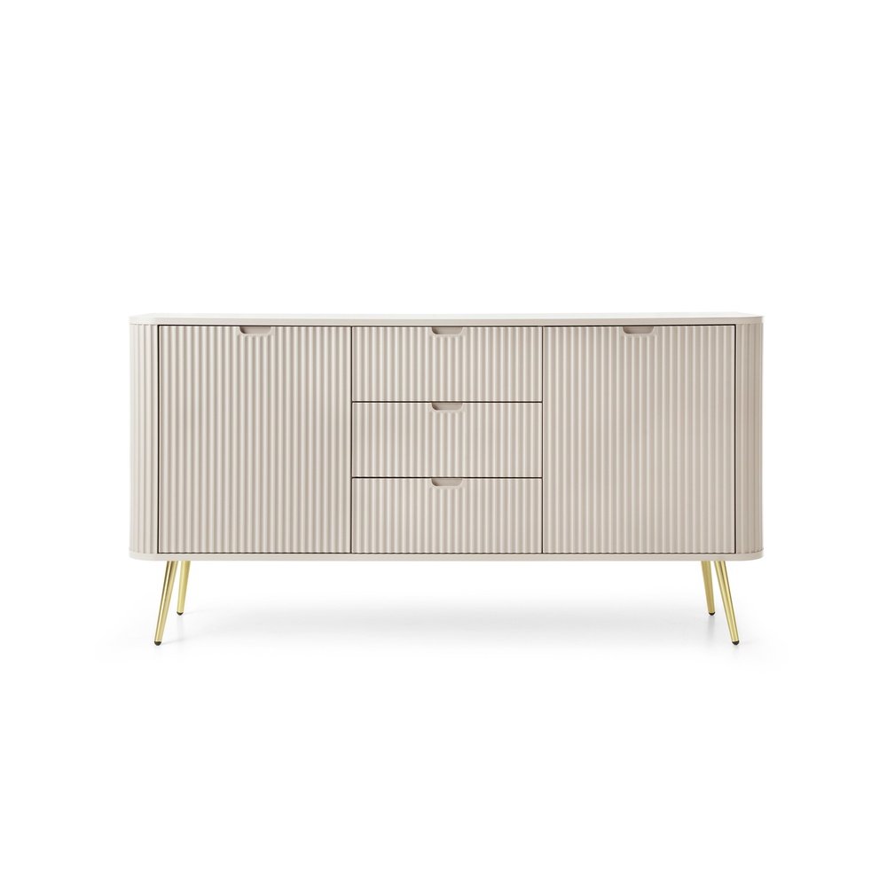 Komoda K168 ZOVA (kaszmir ze złotymi nóżkami)