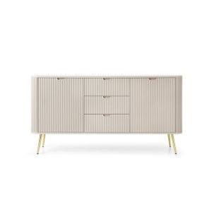 Komoda K168 ZOVA (kaszmir ze złotymi nóżkami)