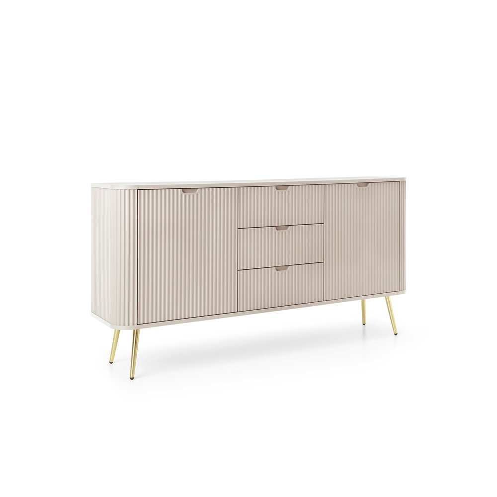 Komoda K168 ZOVA (kaszmir ze złotymi nóżkami)