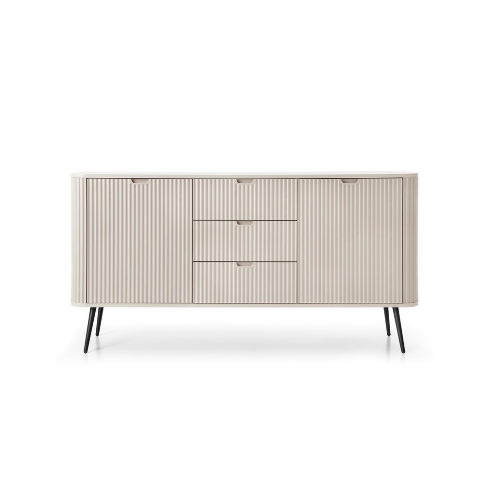 Komoda K168 ZOVA (kaszmir z czarnymi nóżkami)