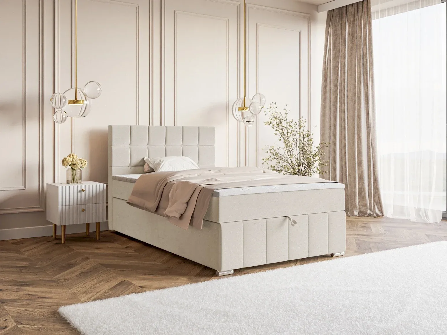 Łóżko Kontynentalne Kenzo 120x200