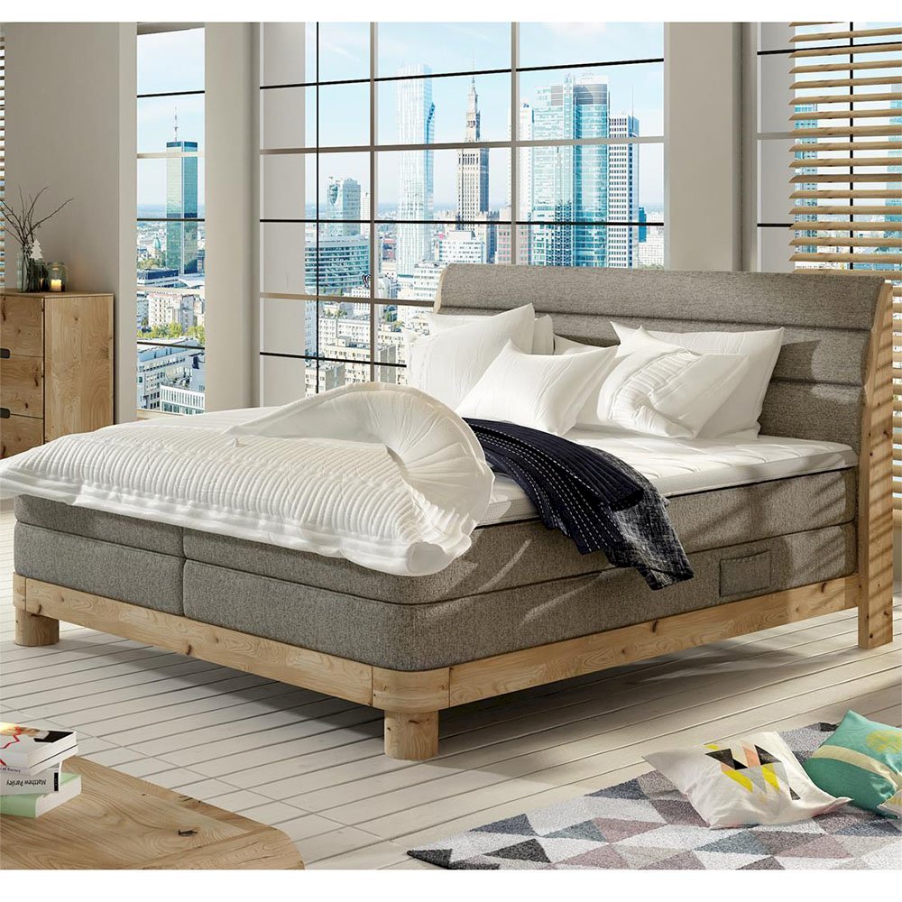 Łóżko kontynentalne Elena 160x200 + Top Como