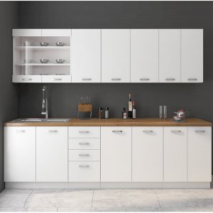 Meble kuchenne Eko White zestaw 260/72 Meble kuchenne Eko White zestaw 260/72