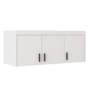 Nadstawka do szafy Elena 3D Biała