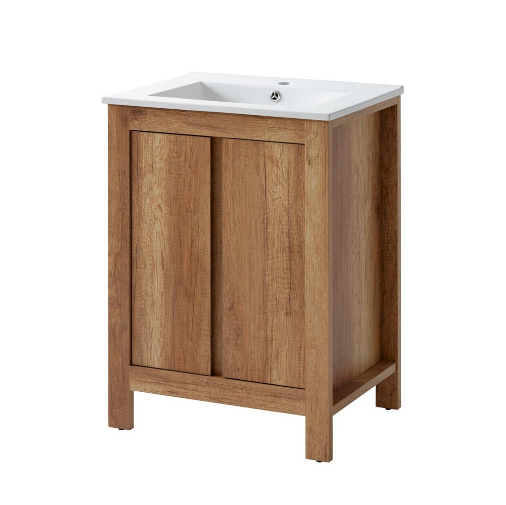 Szafka z umywalką 60 cm Classic Oak dąb Country 820
