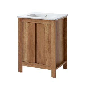 Szafka z umywalką 60 cm Classic Oak dąb Country 820