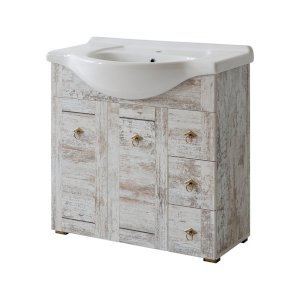 Prowansalska szafka pod umywalkę 85cm Prowansja