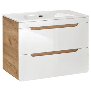 Zestaw mebli łazienkowych Aruba z umywalką 80 cm