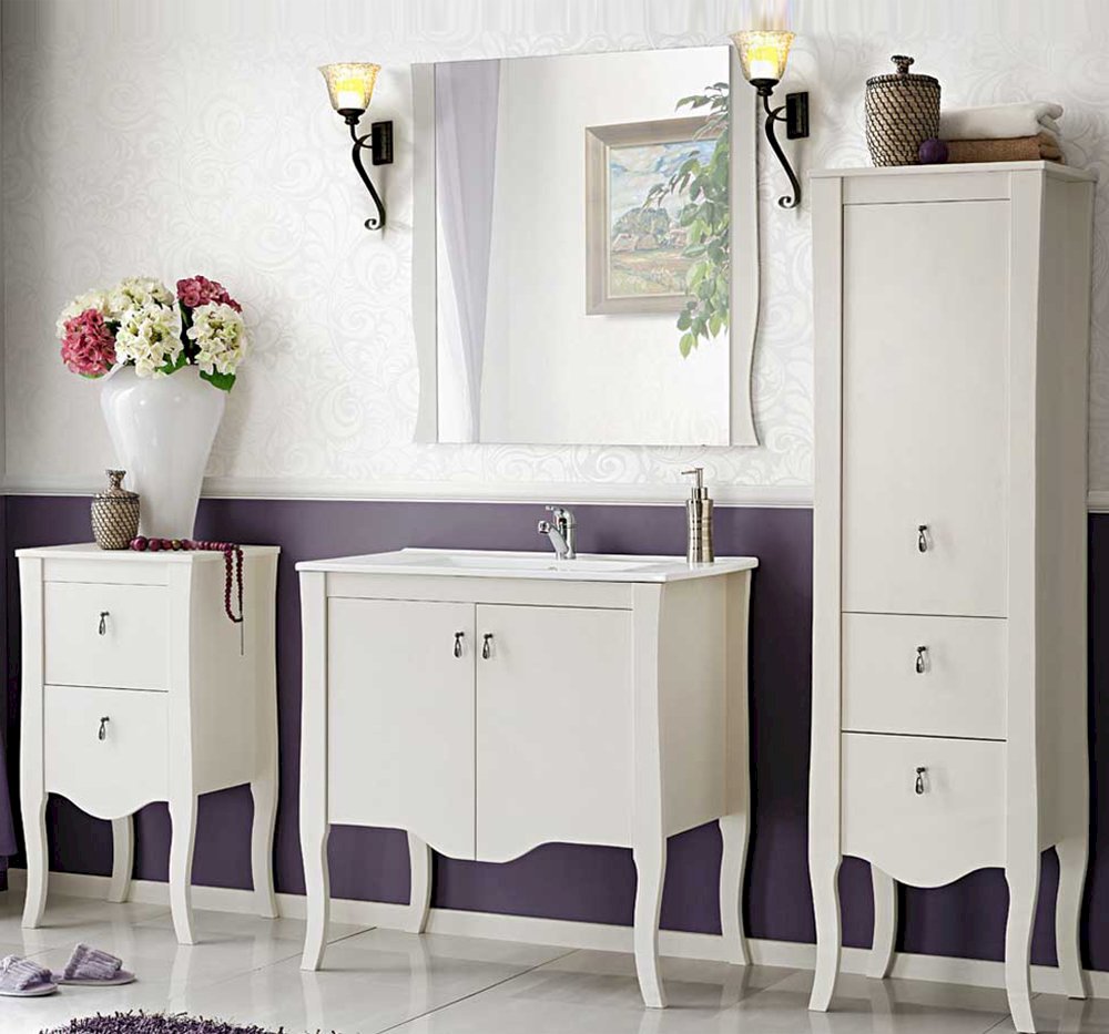 Stylizowane meble łazienkowe 80 cm Elisabeth z umywalką