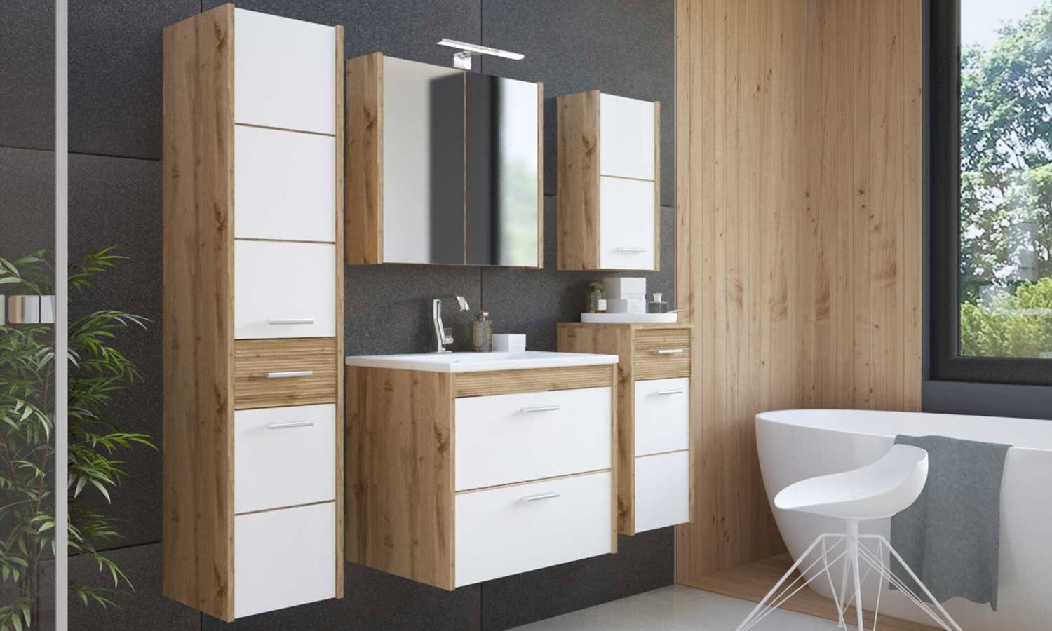 Szafka pod umywalkę Ibiza White 820