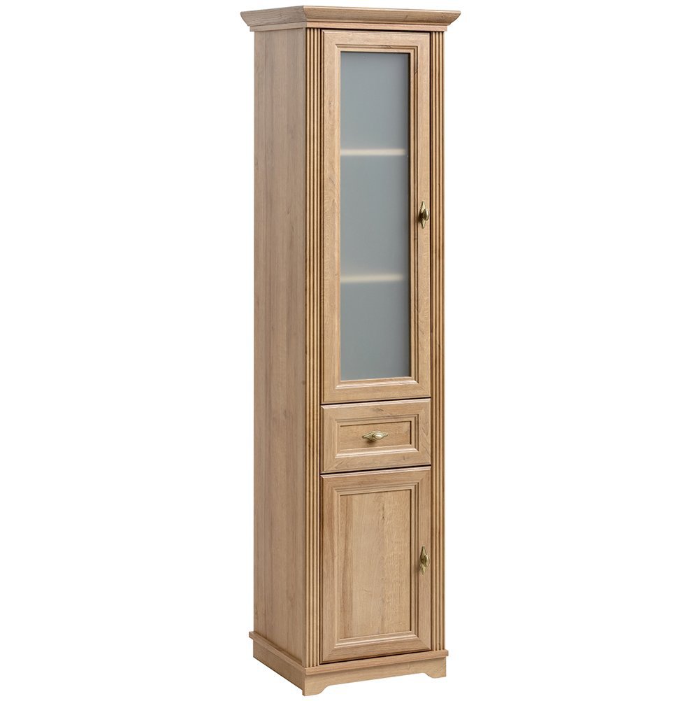 Klasyczne meble łazienkowe Palace dąb 80 cm z umywlką