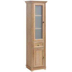 Klasyczne meble łazienkowe Palace dąb 80 cm z umywlką