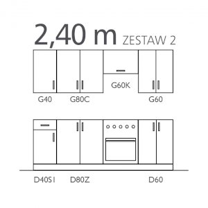 Meble kuchenne Royal 240
