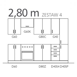 Meble kuchenne Royal 280