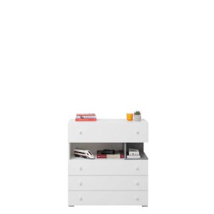 Komoda Sigma SI11 Biały + Beton