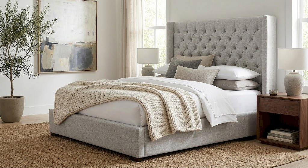 Łóżko 140x200 czy 160x200? Jaki rozmiar wybrać do sypialni dla dwojga? Poradnik metrażowy.