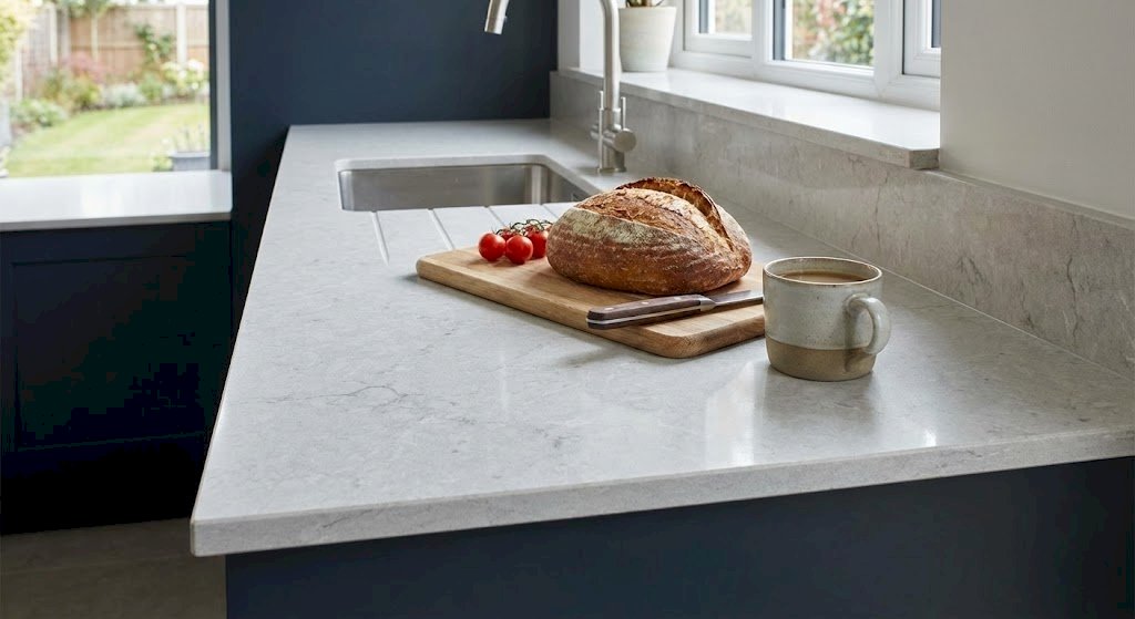 Jaki blat kuchenny wybrać do mebli systemowych? Przegląd grubości, kolorów i odporności na wilgoć.