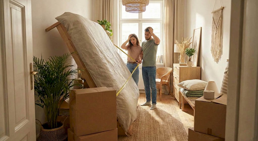 Jak ustawić łóżko w wąskiej sypialni? 5 błędów, które zabierają przestrzeń.