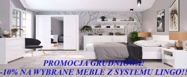 Promocja grudniowa! -10% na wybrane meble z systemu Lingo!!              Promocja trwa do 15.12.2025r