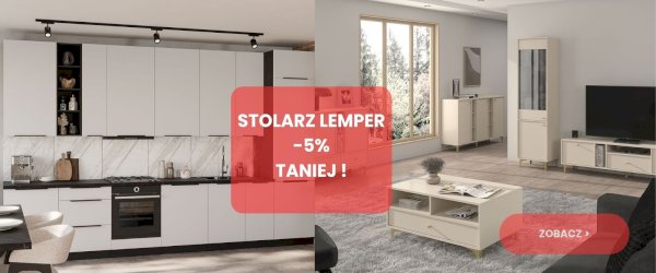 Meble Stolarz Lempert – promocja 5% na funkcjonalne kolekcje