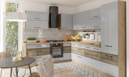 MEBLE DO KUCHNI INFINITY LATTE WOOD