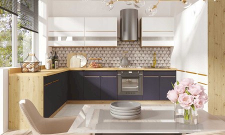 MEBLE KUCHENNE GLAMOUR BLUE