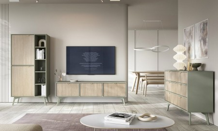 MEBLE POKOJOWE FOREST EUKALIPTUS + JODEŁKA SCANDI