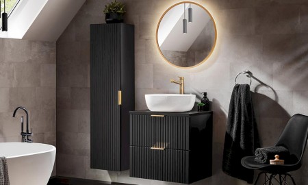 Meble łazienkowe Adel Black