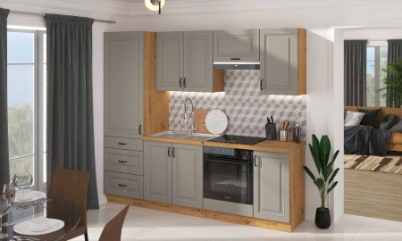MEBLE DO KUCHNI STILO CLAY GREY + ARTISAN